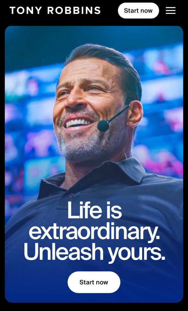 SEO Tony Robbins