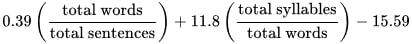 Flesch-Kincaid Grade Level