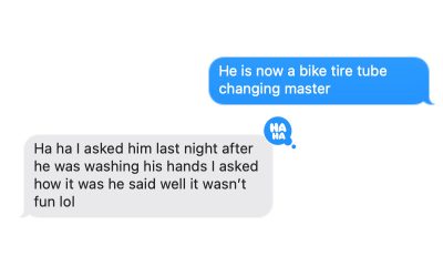 Teaching My Son to Change a Bike Tube