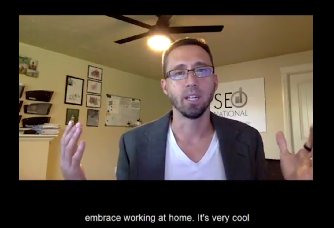 Working from home? Tell you clients.